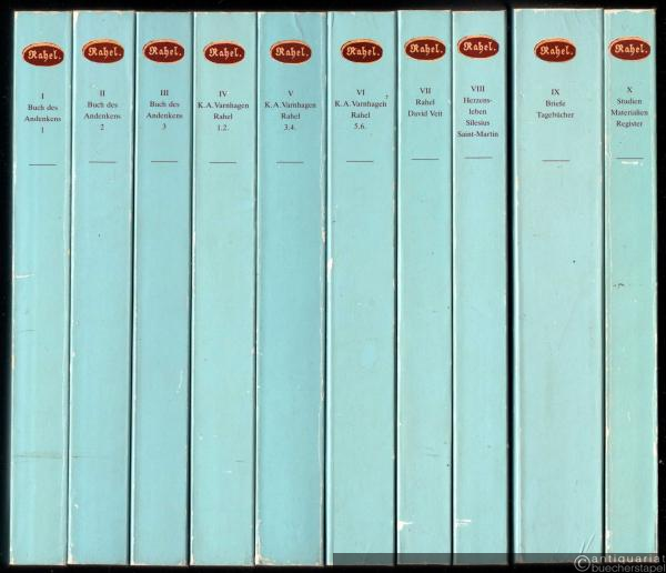  - Rahel-Bibliothek. Gesammelte Werke. Rahel Varnhagen. 10 Bände.