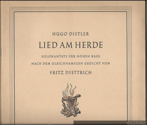  - Lied am Herde. Solokantate für hohen Bass nach dem gleichnamigen Gedicht von Fritz Diettrich (= Bärenreiter-Ausgabe 1979).