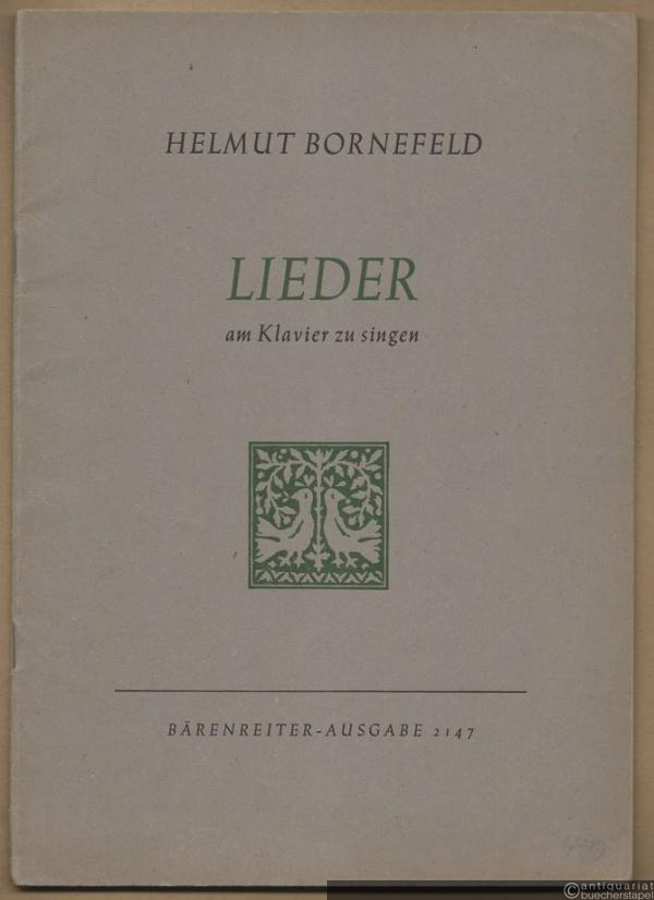  - Lieder am Klavier zu singen nach Gedichten von Ottilie Häußermann (1947) (= Bärenreiter-Ausgabe 2147).