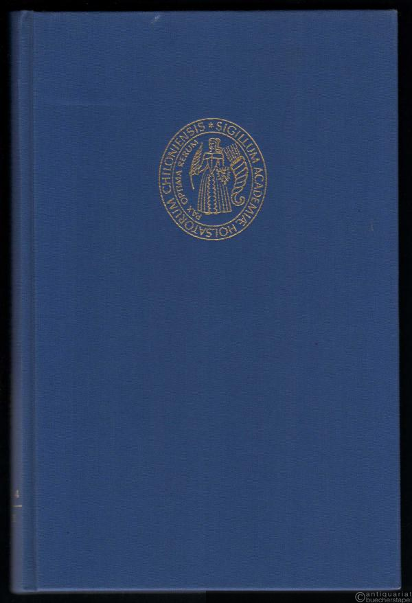  - Geschichte der medizinischen Fakultät. Die Frühgeschichte 1665-1840 (= Geschichte der Christian-Albrechts-Universität Kiel 1665-1965, Band 4, Teil 1).