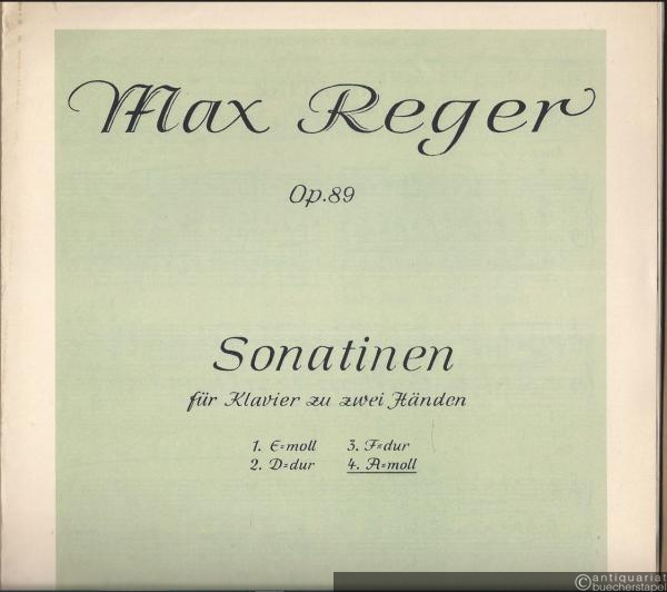  - Sonatinen für Klavier zu zwei Händen, Op. 89, Nr. 4. a-Moll.