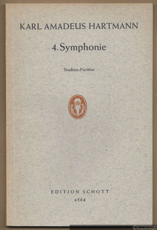  - 4. Symphonie für Streichorchester (= Edition Schott, Nr. 4564). Studien-Partitur.