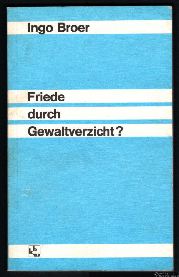  - Friede durch Gewaltverzicht? Vier Abhandlungen zu Friedensproblematik und Bergpredigt (= Kleine Reihe zur Bibel, Bd. 25).