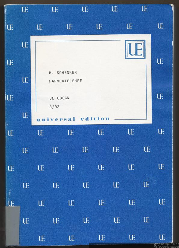  - Harmonielehre (= Universal Edition, No. 6866K).
