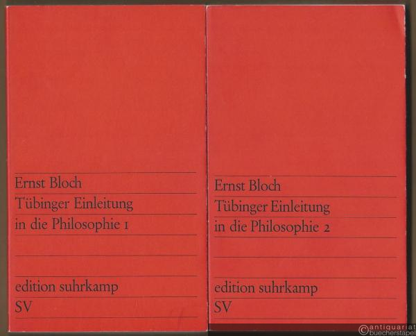  - Tübinger Einleitung in die Philosophie 1 u. 2 (= edition suhrkamp 11 u. 58).