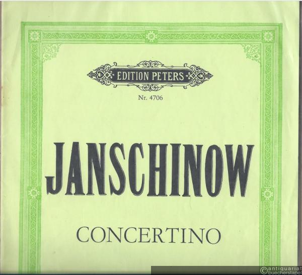  - Concertino im russischen Stil für Violine und Klavier, Op. 35 (= Edition Peters, Nr. 4706).