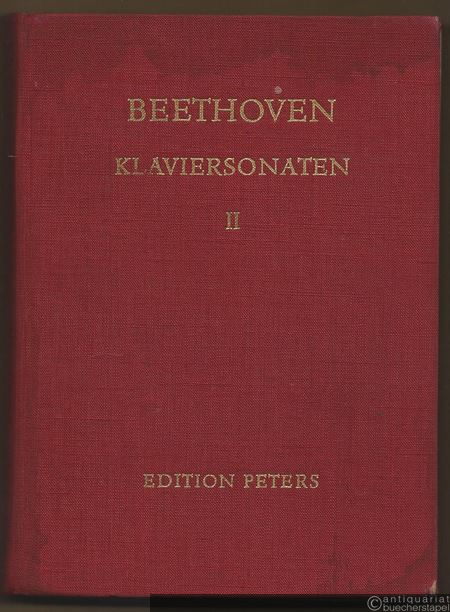  - Sonaten für Klavier zu zwei Händen II (= Edition Peters Nr. 802b).