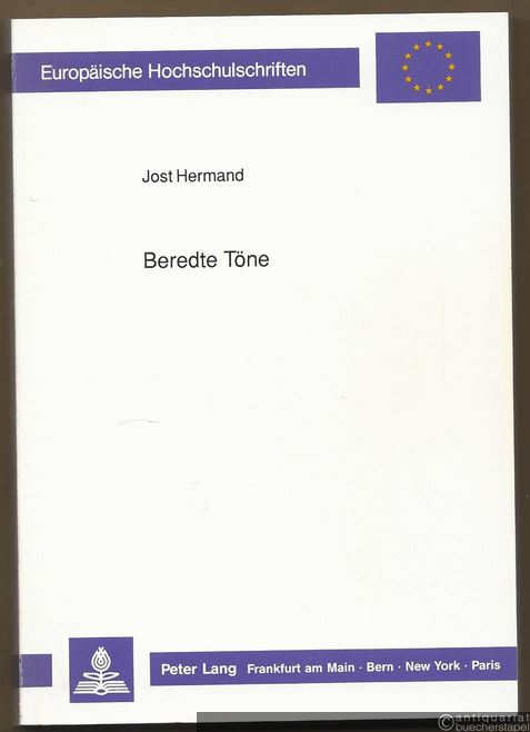  - Beredte Töne. Musik im historischen Prozeß (= Europäische Hochschulschriften. Reihe XXXVI Musikwissenschaft, Band 51).