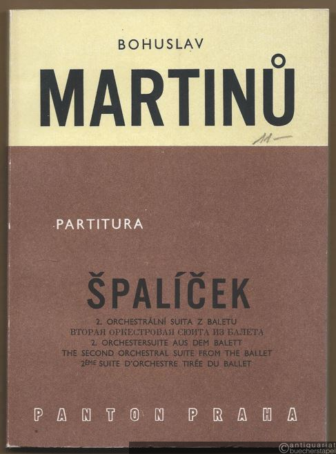  - Spalicek. 2. Orchestralni suita z baletu / Orchestersuite aus dem Ballett (= Kapesni Partitury, svazek 38). Partitura.
