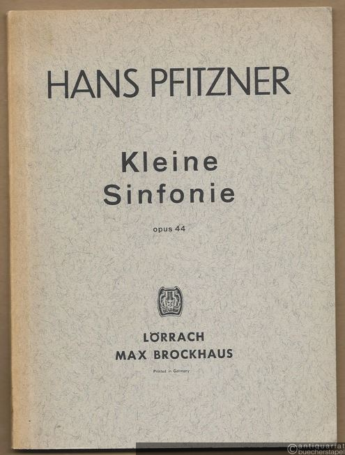  - Kleine Sinfonie, Opus 44 [Studienpartitur].