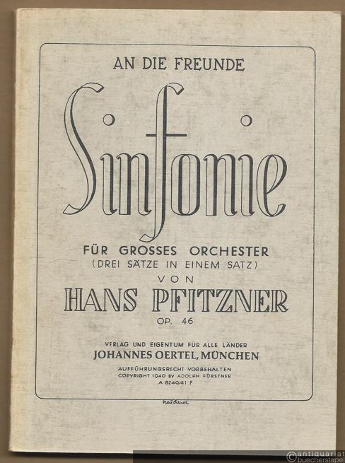  - Sinfonie für grosses Orchester (drei Sätze in einem Satz), Op. 46 [Studienpartitur].