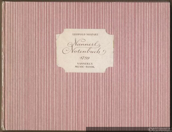  - Nannerl Notenbuch 1759 / Nannerl's Music-Book.