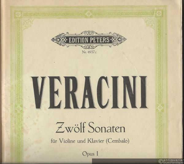  - Zwölf Sonaten für Violine und Klavier (bezifferten Baß), Op. 1. Band III: Sonaten 7-9 (= Edition Peters, Nr. 4937c).