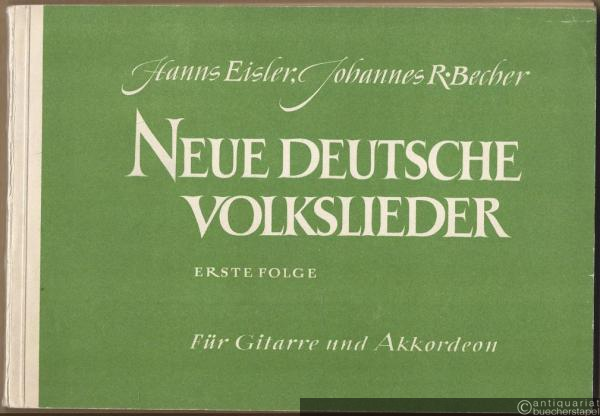  - Neue deutsche Volkslieder. Erste Folge. Für Gitarre und Akkordeon.