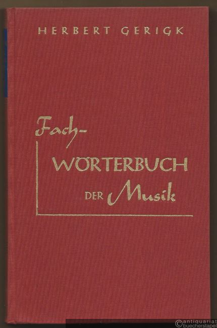  - Fach-Wörterbuch der Musik.