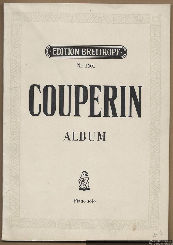  - Album. Auserlesene Stücke für Klavier (= Edition Breitkopf, Nr. 1601).