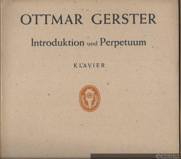  - Introduktion und Perpetuum für Klavier zu zwei Händen (= Edition Schott 4114).