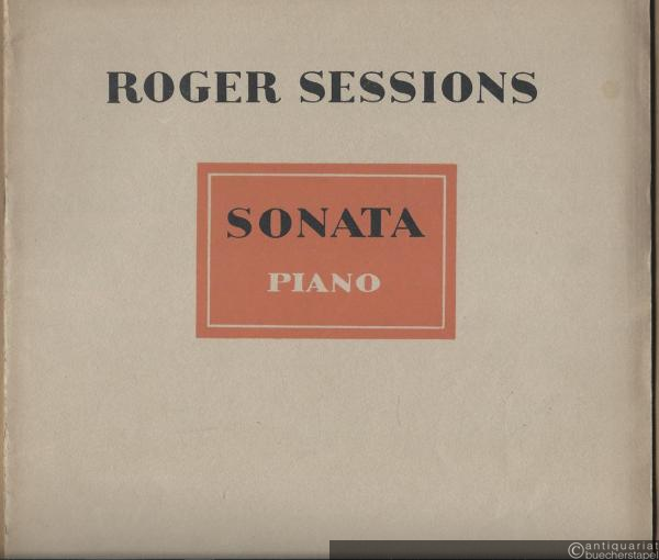  - Sonata Piano (= Edition Schott, No. 2163).