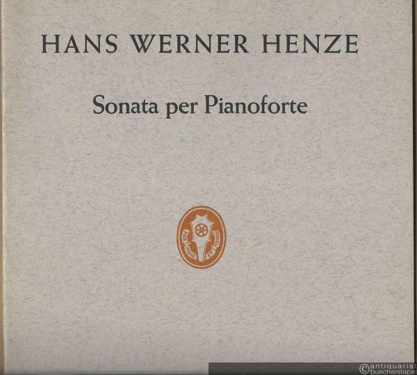  - Sonata per Pianoforte (1959) (= Edition Schott 5084).