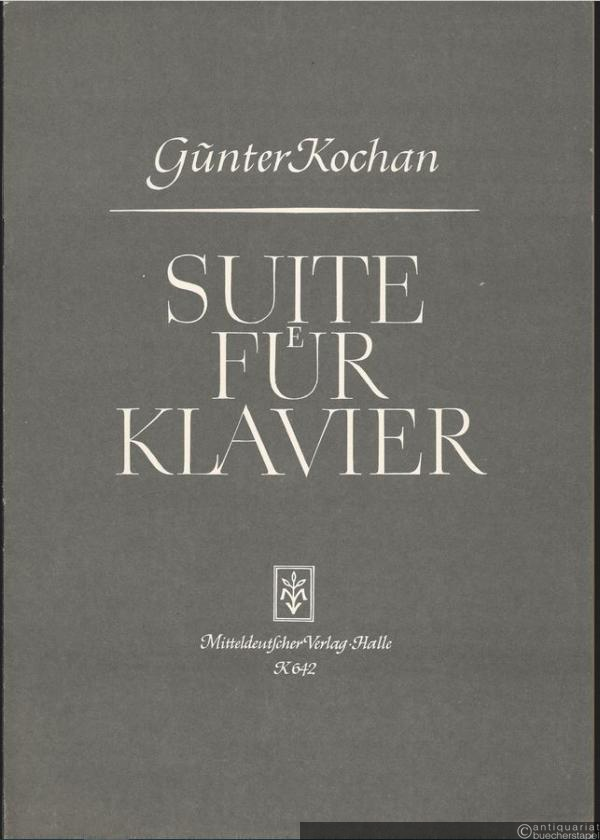  - Suite für Klavier Opus 2: Präludium - Scherzo - Romanze - Finale.