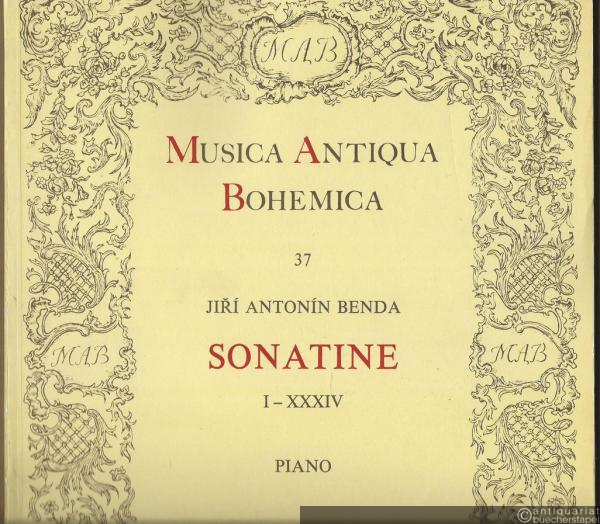  - Sonatine I - XXXIV (= Musica Antiqua Bohemica, 37). Piano.