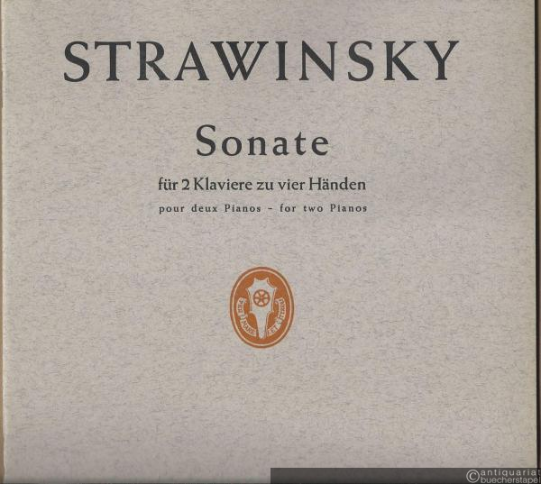  - Sonate für 2 Klaviere zu vier Händen / pour deux pianos / for two pianos (1943/44) (= Edition Schott 4415) [Spielpartitur].
