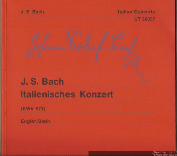  - Italienisches Konzert / Italian concerto BWV 971 (= Wiener Urtext Edition, Nr. 50057).