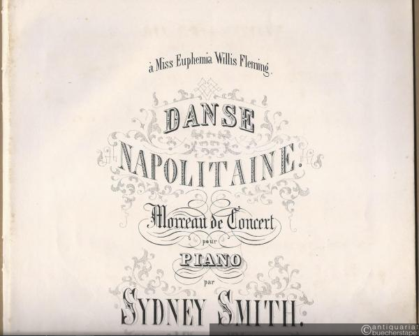  - Danse Napolitaine. Morceau de Concert pour Piano par Sydney Smith, Op. 33.