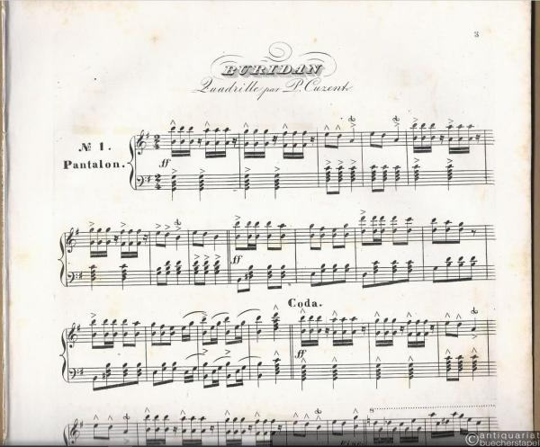  - Buridan. Quadrille par P. Cuzent [Pianoforte].