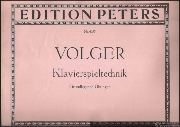  - Grundlegende Übungen für den Aufbau der Klavierspieltechnik (= Edition Peters, Nr. 4655).