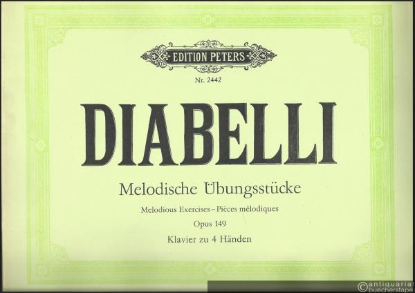  - Melodische Übungsstücke für Pianoforte zu vier Händen im Umfange von fünf Tönen, Opus 149 (= Edition Peters, Nr. 2442).