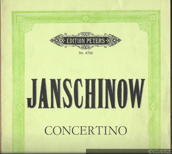  - Concertino im russischen Stil für Violine und Klavier, Op. 35 (= Edition Peters, Nr. 4706).