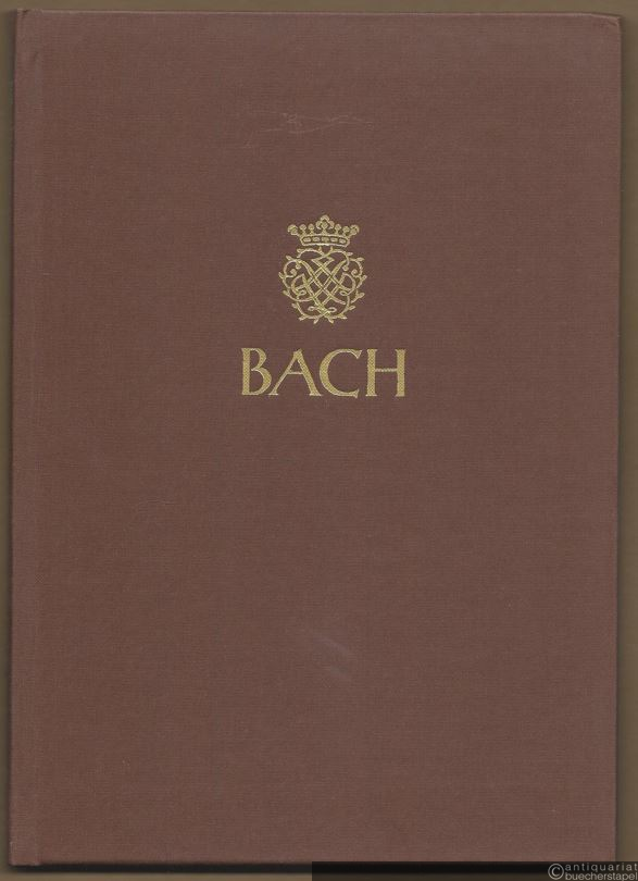  - Johann Sebastian Bach. Neue Ausgabe sämtlicher Werke. Serie VII, Band 3. Konzerte für Violine, für zwei Violinen, für Cembalo, Flöte und Violine. Kritischer Bericht.