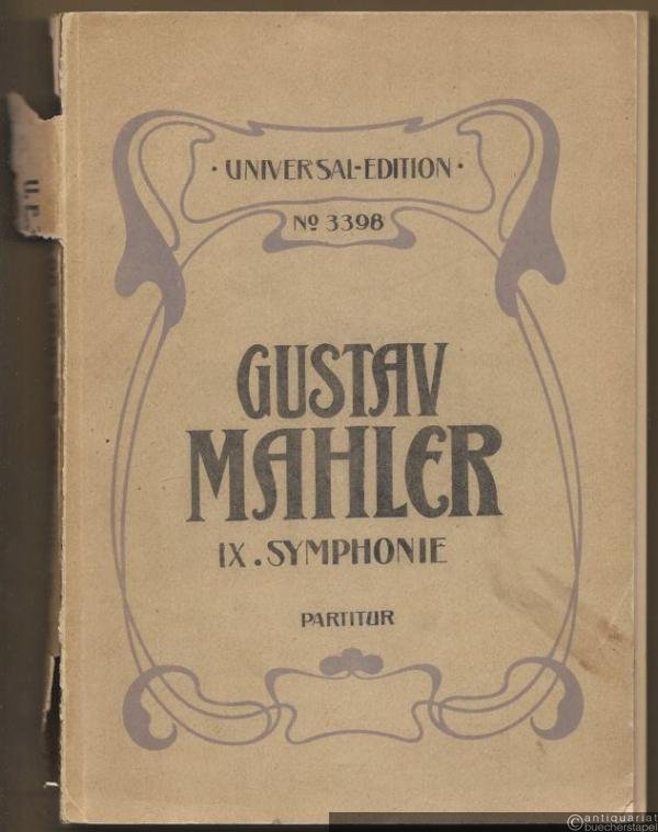  - IX. Symphonie (= Universal-Edition, No. 3398). Partitur.