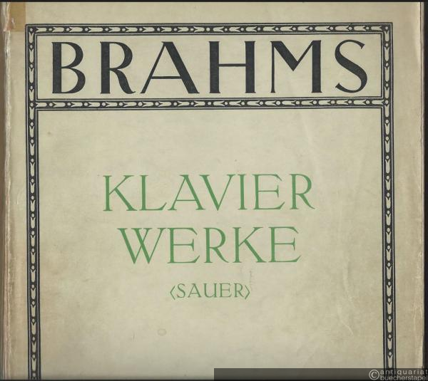  - Klavier-Werke Band II (= Edition Peters, No. 3300b).
