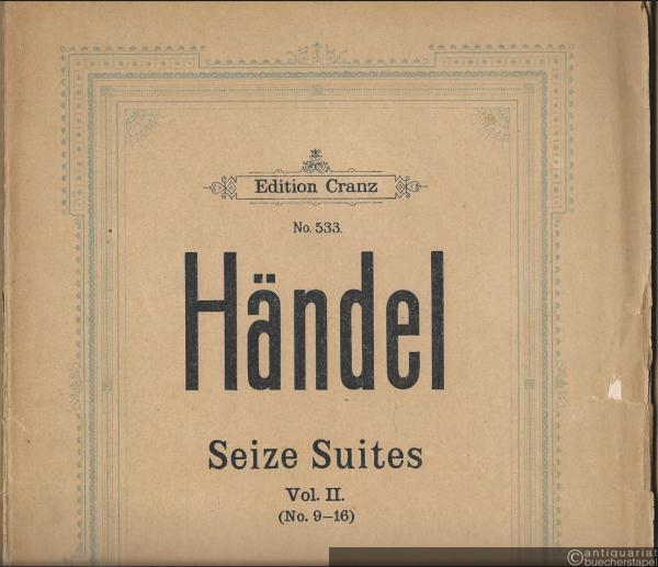  - Seize Suites, Vol. II (No. 9-16) (= Edition Cranz, No. 533). Piano.