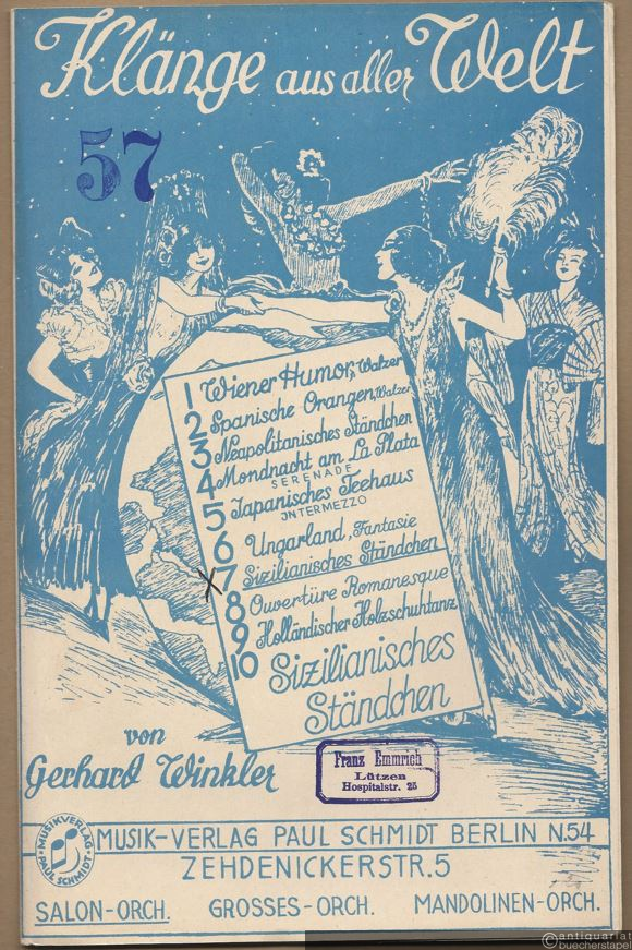 - Sizilianisches Ständchen (= Klänge aus aller Welt, 7). Salonorchester. 27 Stimmen.