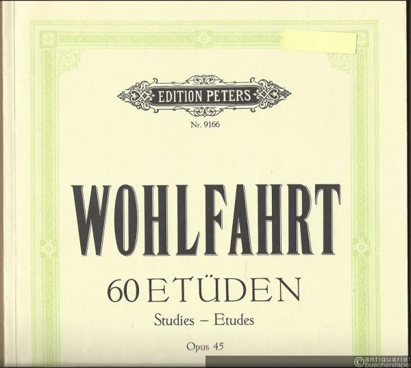  - Sechzig Etüden für Violine, Opus 45 / Sixty Studies for Violin (= Edition Peters, Nr. 9166). Für Viola.