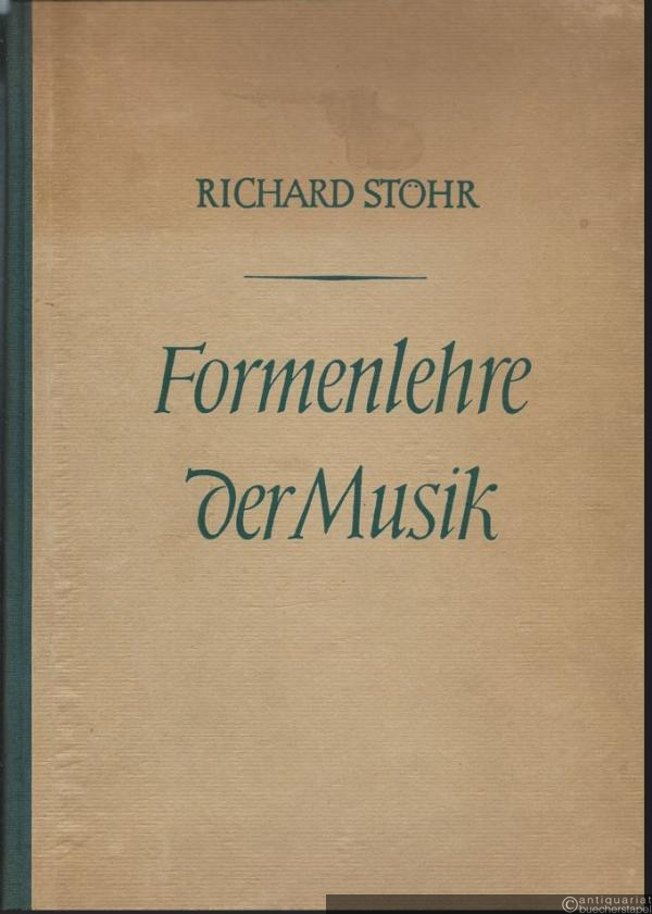  - Formenlehre der Musik.