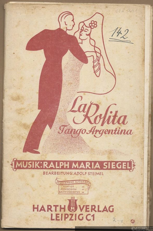  - La Rosita. Tango Argentina. Salonorchester. 15 Stimmen.