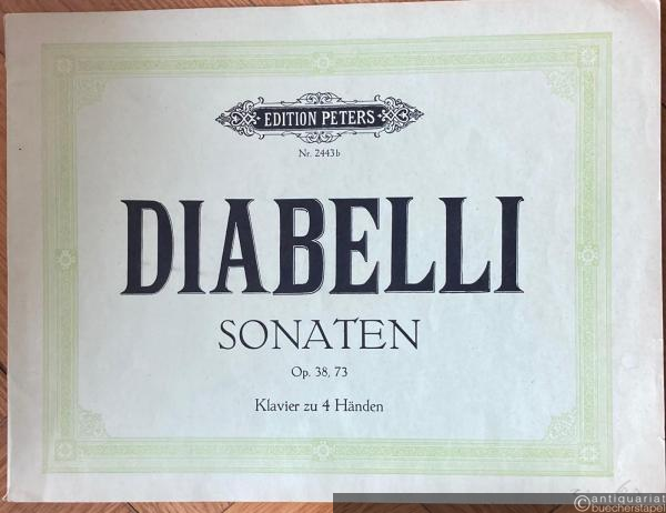  - Sonaten für Klavier zu vier Händen, Op. 38 und 73 (= Edition Peters, Nr. 2443b).