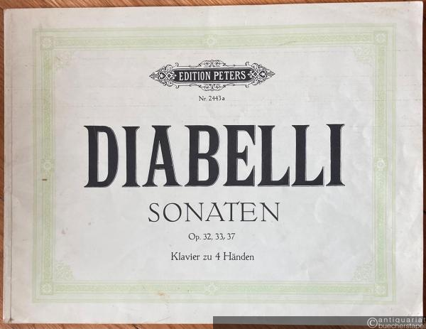  - Sonaten für Klavier zu vier Händen, Op. 32, 33 und 37 (= Edition Peters, Nr. 2443a).