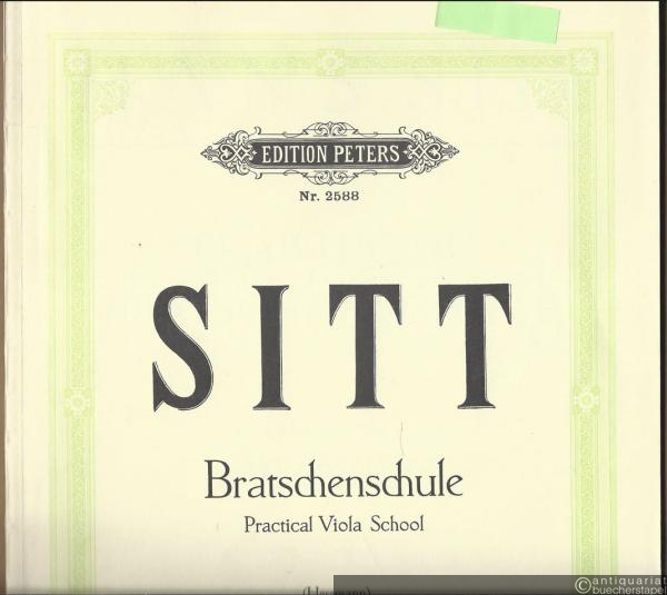  - Praktische Bratschenschule / Practical Viola School (= Edition Peters, Nr. 2588).