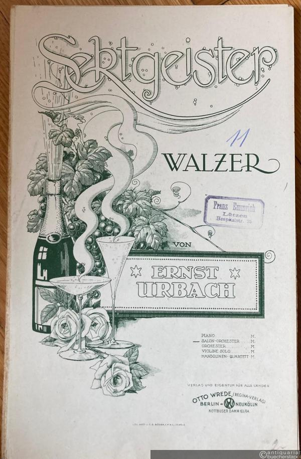 - Sektgeister. Walzer (= Regina Nr. 234). Salonorchester. 13 Stimmen.
