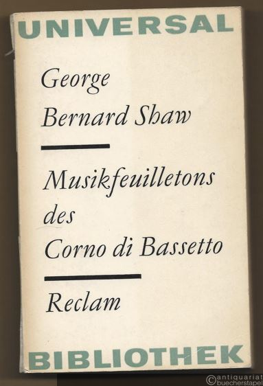  - Musikfeuilletons des Corno di Bassetto (= Reclams Universal-Bibliothek 463).