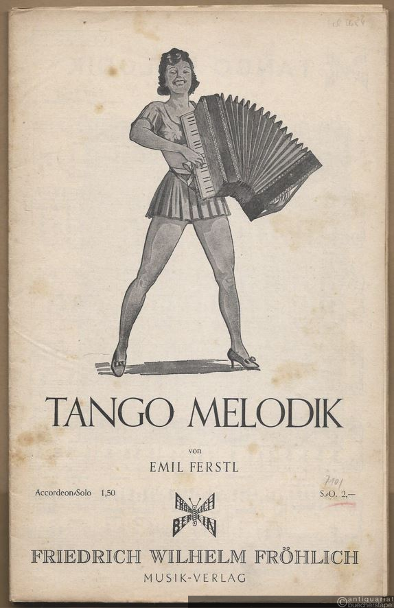  - Tango Melodik. Salonorchester. 11 Stimmen.