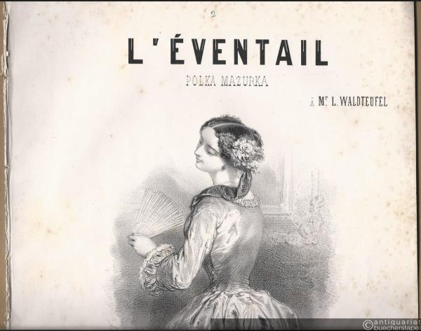  - L'Eventail. Polka Mazurka pour le Piano par Alphonse Leduc.