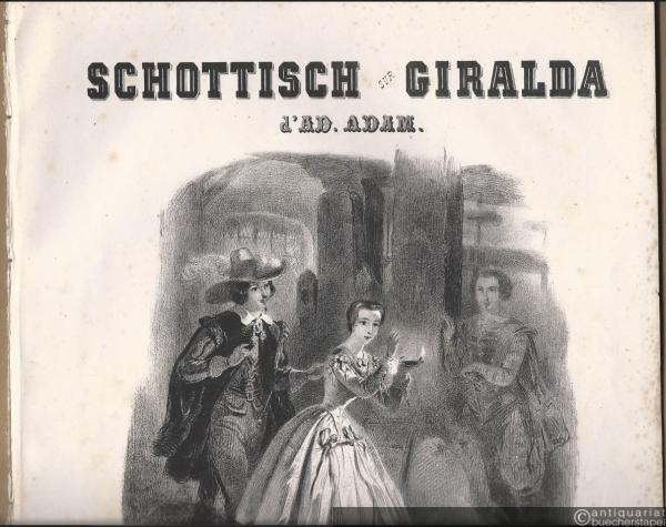  - Schottisch sur Giralda d'Ad. Adam pour le Piano par Pasdeloup.