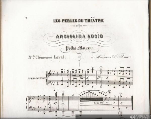  - Angiolina Bosio. Polka-Mazurka (= Les Perles du Theatre).