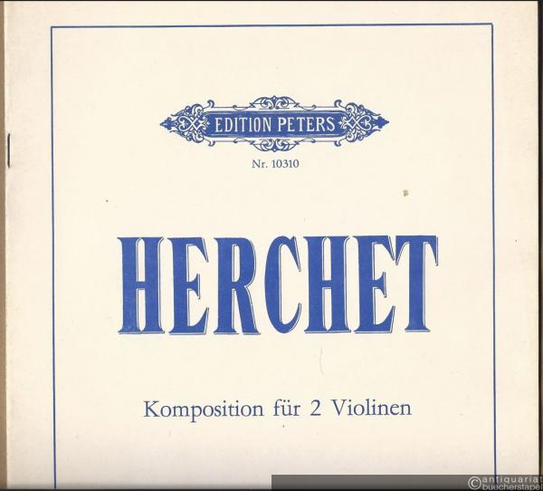  - Komposition für 2 Violinen (1973/80) (= Edition Peters, Nr. 10310). Spielpartitur.